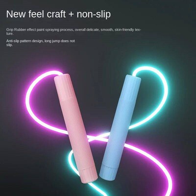 Glowing Skipping Rope for Kids Adjustable LED Night Glow Jum