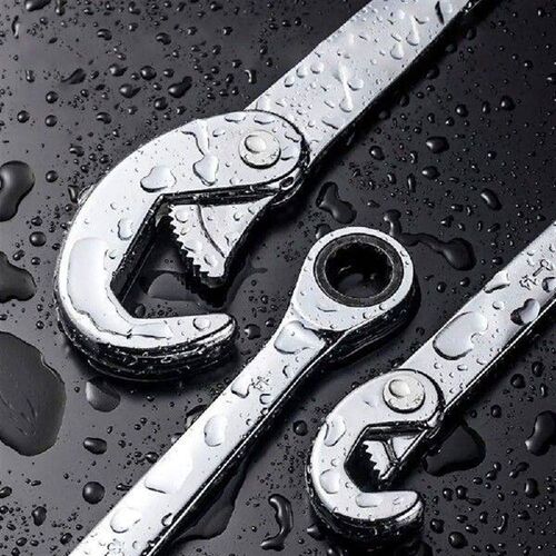 Antirust 72-Tooth Ratchet Wrench Labor Saving Non-slip Open