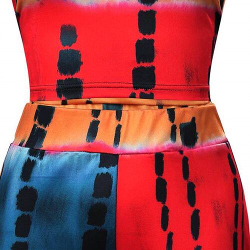 Two Piece Sets Womens Outifits 2023 Spring Fashion Tie Dye P