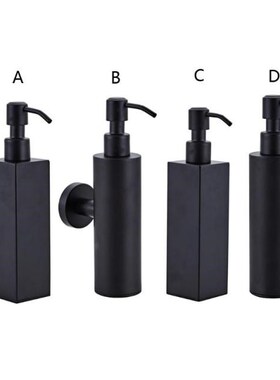 200ml Wall Mounted Shower Bottle Pump Stainless Steel Shampo
