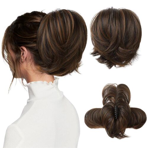 Wig Clip Short tail Messy Fluffy Grouse Cove Head High Tempe