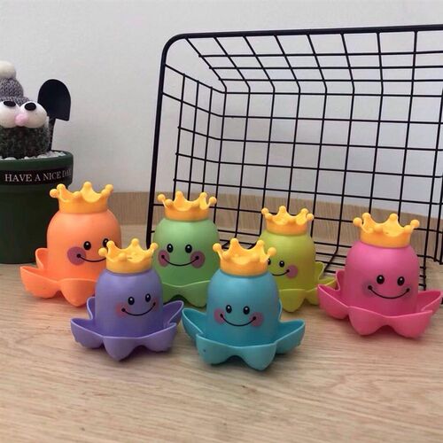 1Pcs Kids Ocean Life octopus Stacking Cups Bath Toy Children
