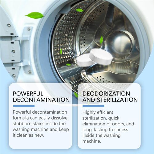 Jakehoe Washing Machine Cleaner Effervescent Tablets - Clean