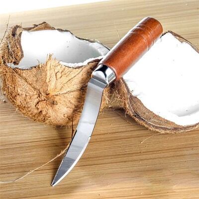 Coconut Opener Fruit Opener Double Ended Coconut Cutter With