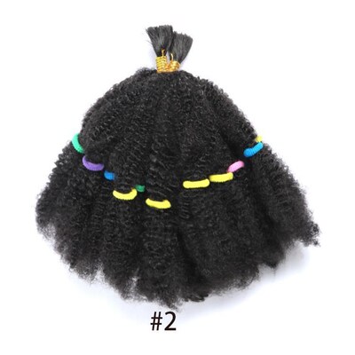 Marley Afro Kinky Crochet braids Twist Marley Braid Hair假发