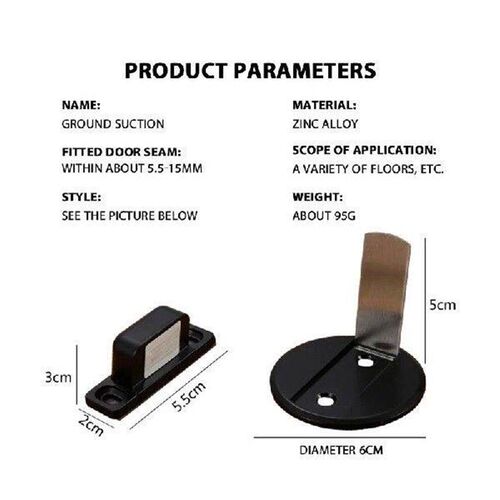 Magnet Door Stops Stainless Steel Door Stopper Magnetic