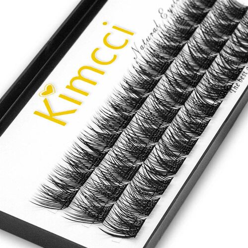 Kimcci 36 Bundles Mink Eyelash Extension Segmented False Bun