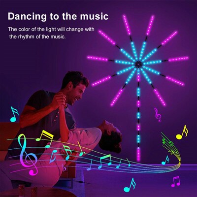 Remote-Controlled LED Light Strip Fireworks LED Strip Light