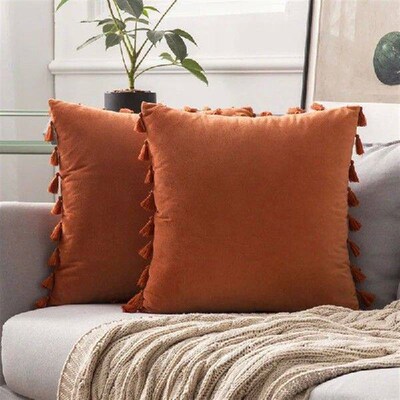 Pink Grey Yellow Navy Green Blue Beige Cushion Cover with