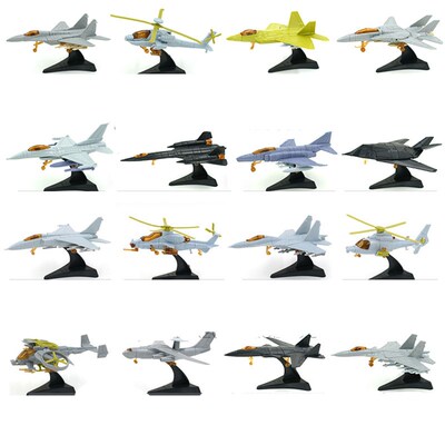 1pcs 65 4D Plastic Assembled Airplane 12cm Military Fighter