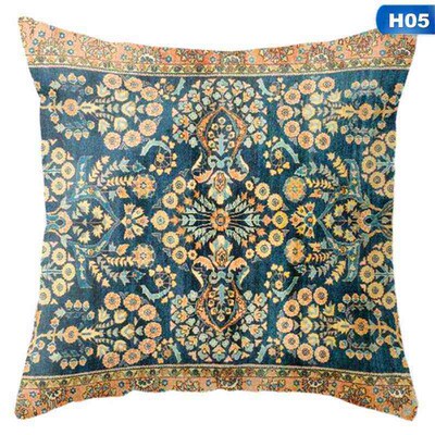 Persian Turkish Carpet Pattern Pillowcase Persian Cushion