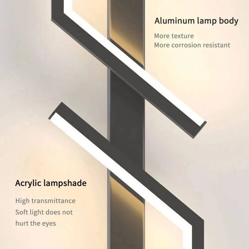 Modern Creative Strip Led Wall Light Minimalist Bedroom Beds