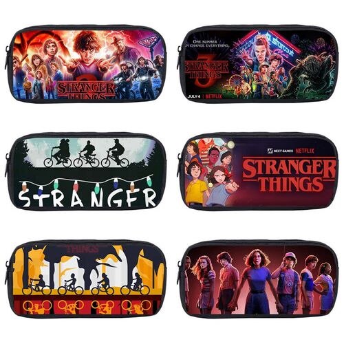 3D Stranger Things 3 Pencil Box Holder Boys Girls School Ca