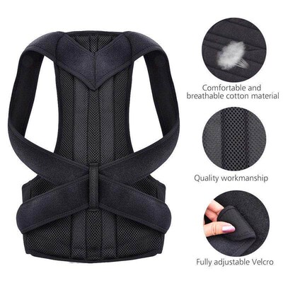 Back Posture Corrector Shoulder Lumbar Brace Spine Support