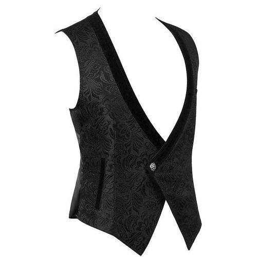 Mens clothing Gothic short dress vest festival