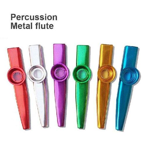 10PCS New Metal Kazoo Lightweight Portable For Beginner