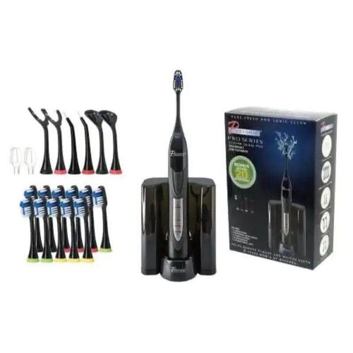 Pursonic Sonic Toothbrush- Includes 20 Accessories: 12 Brus