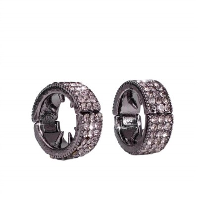 Celebrity-style round metal small hair clip for women, new f