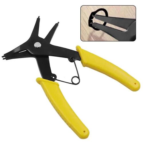 Internal And External Spring-loaded Pliers Dual-purpose Snap