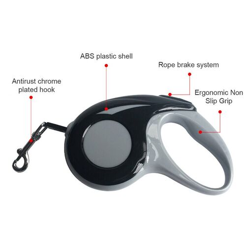 3/5M Dog Leash Retractable Dog Leash Flexible Durable Dog Le