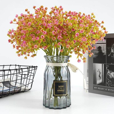 Artificial green plants, stars, flowers, Macron color matchi