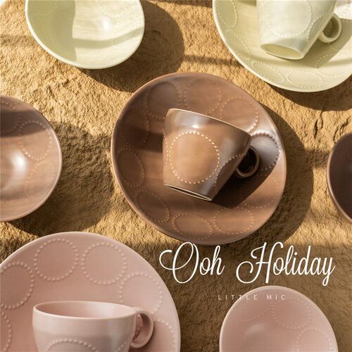 Japanese style tableware relief retro ceramic plate mug