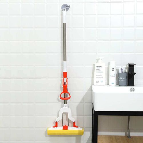 Sponge Lazy Mop Hand-Washable Foldable Telescopic Rod Water