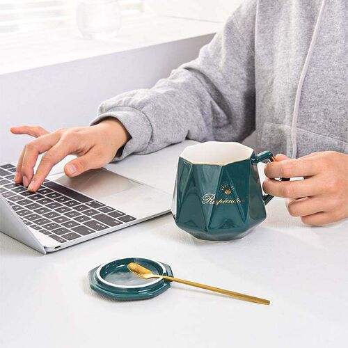 Glass Double Walled Heat Insulated Tea coffee mug