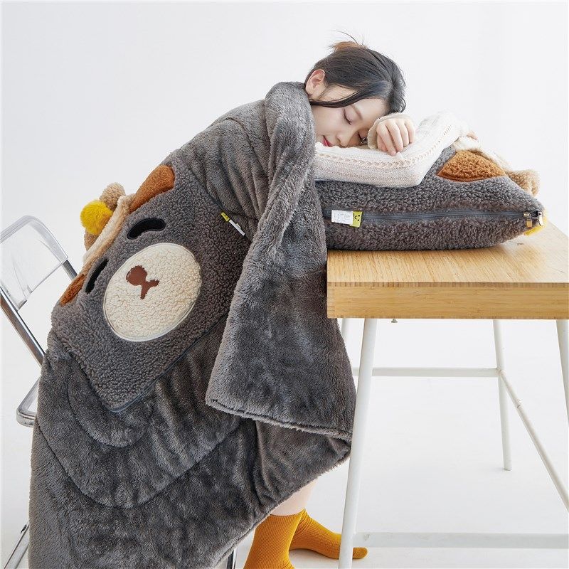 两用抱枕被靠垫枕头被午休汽车沙发办公室午睡加厚卡通可爱学生被,居家布艺,抱枕被,淘宝优惠券,粉丝福利购,淘宝优惠卷