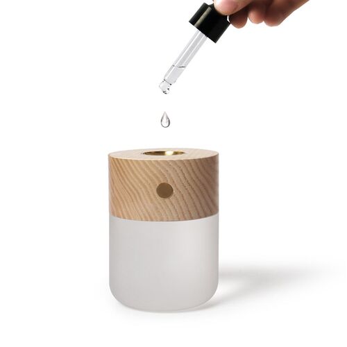 Solid Wood Bedside Lamp Fire-free Temperature Control Creati