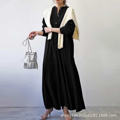 New Cotton an Linen Casual Retro Womens Loose Slimming Mi-l
