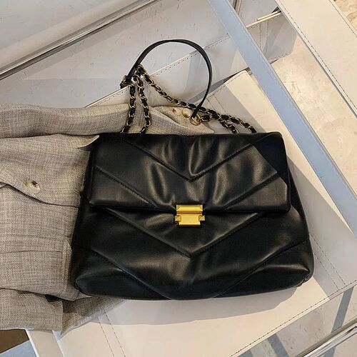 Hoge Capaciteit  Leer Vrouwen Schouder Crossbody Tassen  Nie