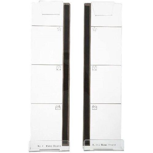 2 Pcs Computer Memo Board Screen Side Panel Monitor Pad