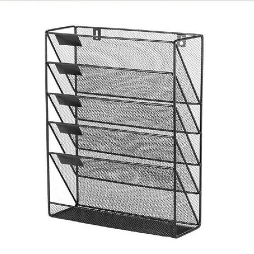 Multi-functional A4 Wall-mounted File Box with Magazine