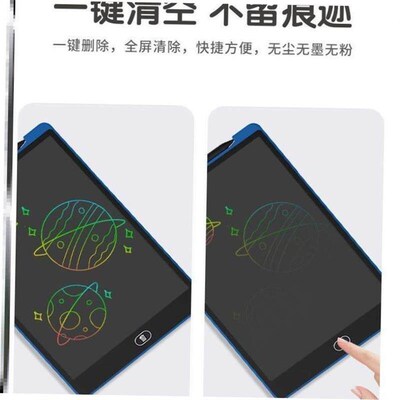 LCD writing pad children's LED graffiti board eye prote