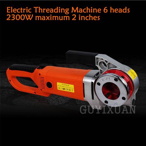 Portable hand-held electric Threading machine Reaming hinge