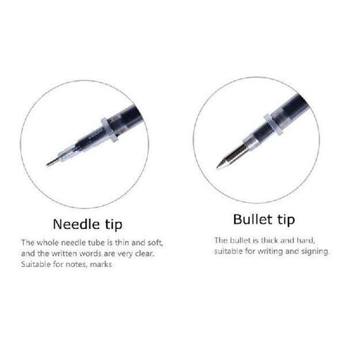 100Pcs/Lot Office Gel Pen Refill Set 0.5mm/0.38mm Blue