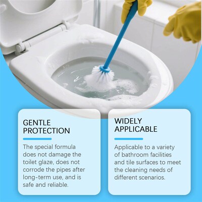 JAKEHOE Toilet Cleaner - Household Ceramic Toilet Interior W