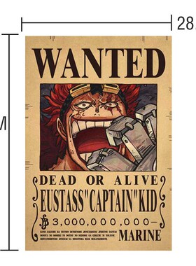 One Piece Luffy 3 Billion Bounty Wanted Posters Four Emperor
