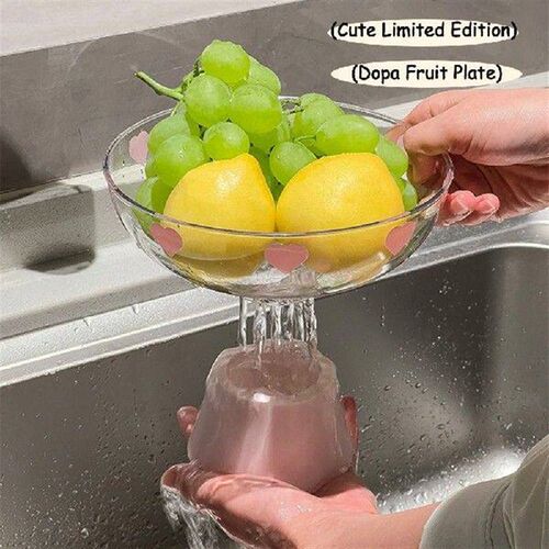 New Dopamine Fruit Plate Plastic Detachable Candy Snack