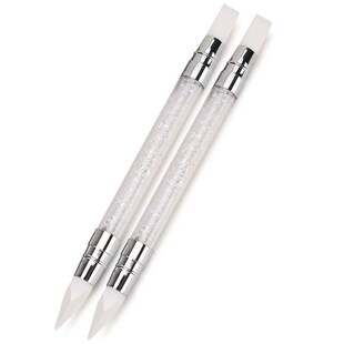 1Pc Dual-ended Silicone Sculpture Pen for Nail Art, Easy and