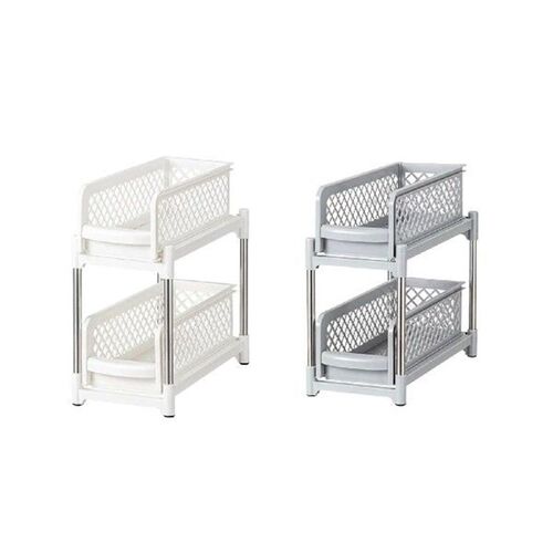 under Sink Organiser Rack Slide Out Pantry Cabniet Storage