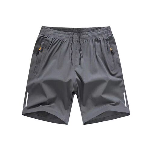 Mens 2025 Shorts Thin Five-point Plus Size Pants Casual Zip