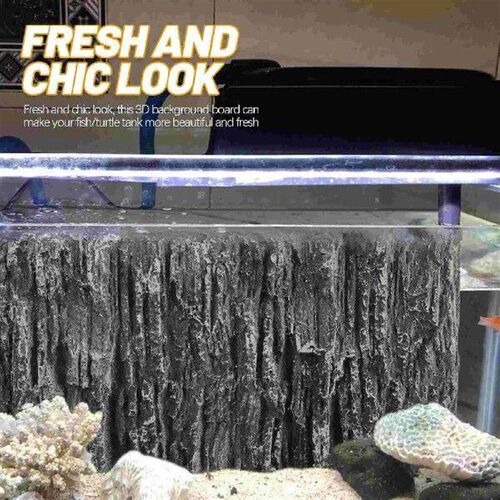 Background Rock Decor 3d Terrarium Fish Tank Landscape