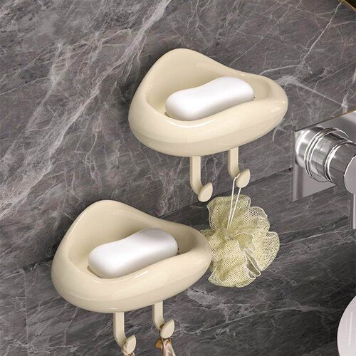 Cream Cloud Fatty Soap Box Wall-Mounted Bathroom Storage She