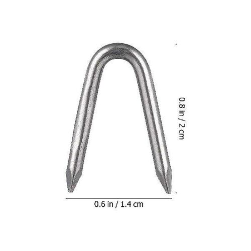 70 Pcs Fence Nails Wire Fencing Staples U Shaped for Cable