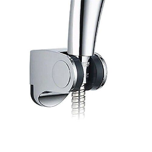 Shower Head Holder Chrome Bathroom Wall Mount Adjustable