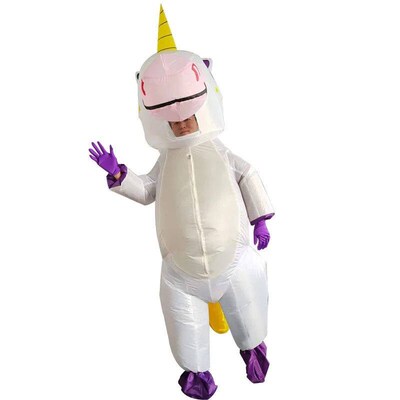 Cute Unicorn Inflatable Cotume Suit Dre Macot Chritma Party