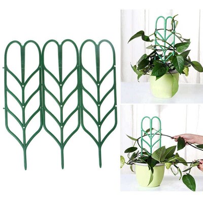 3Pcs DIY Plant Support Artificial Mini Climbing Trellis Flow