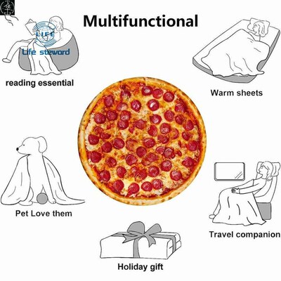 Burritos Tortilla Blanket Soft Plush Food Throw Bedspread
